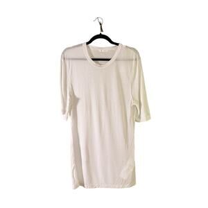 AMI Alexandre Mattiussi Lyocell T-Shirt White Men's M NWT